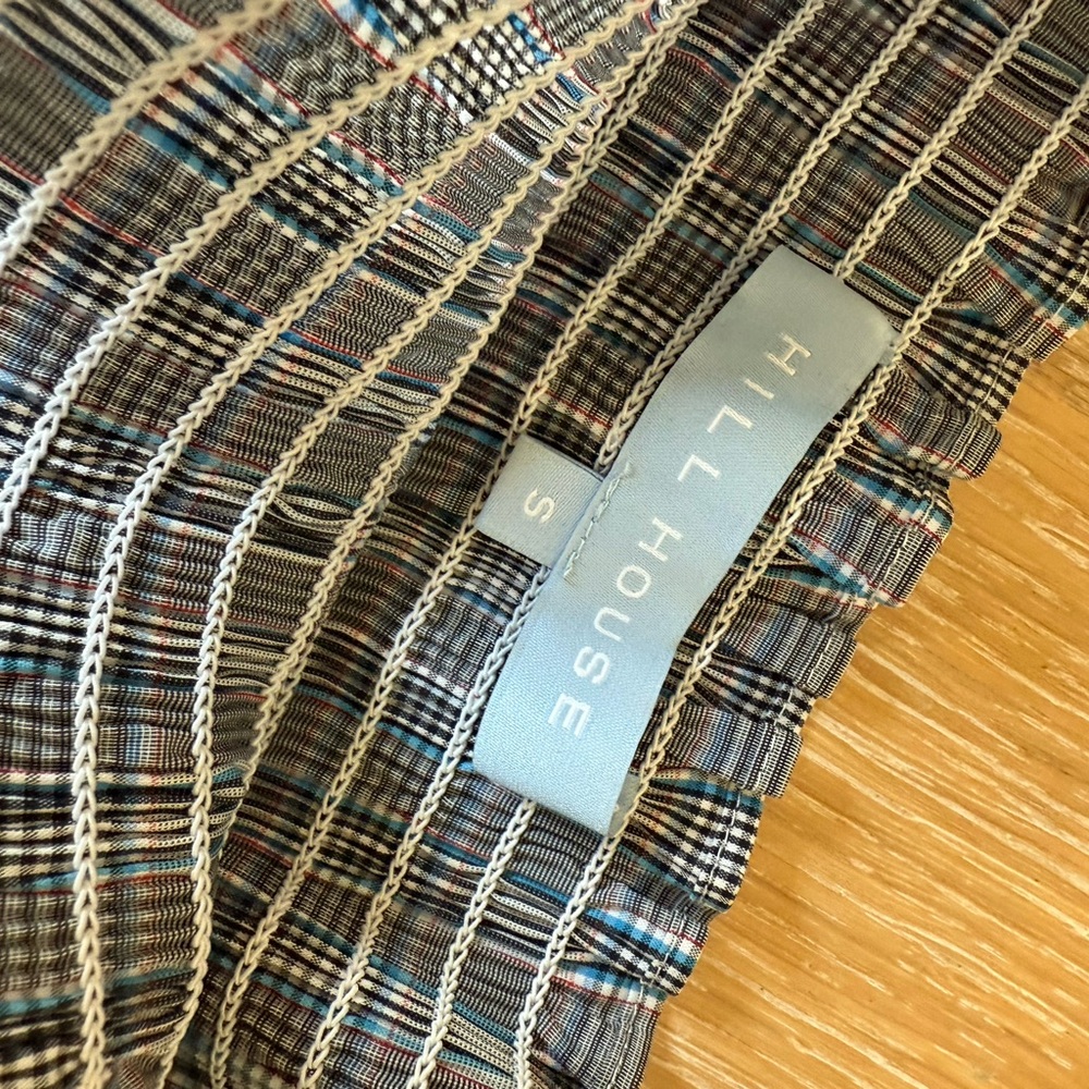 Hill House Gray Tartan Mini Dress - Picture 7 of 10